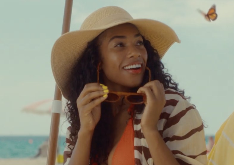 Woman on the beach